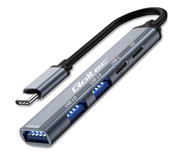 QOLTEC USB-C USB-C PD, USB-C, USB 3.0/2.0 53790 - 1213291 - zdjęcie